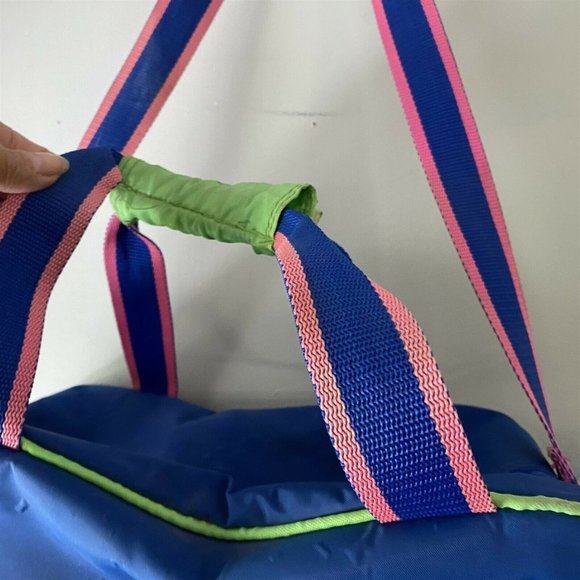 Dynastar Ski Duffle Boot Bag Vintage  Blue Pink - Picture 5 of 10